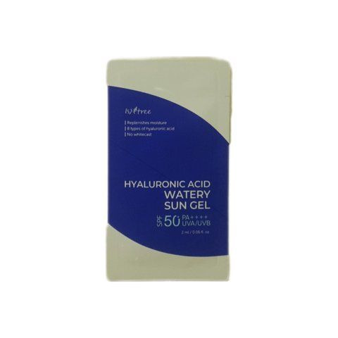 Гель сонцезахисний зволожуючий з гіалуроновою кислотою ISNTREE (Sample) Hyaluronic Acid Watery Sun Gel 2ml 8809782555614 фото