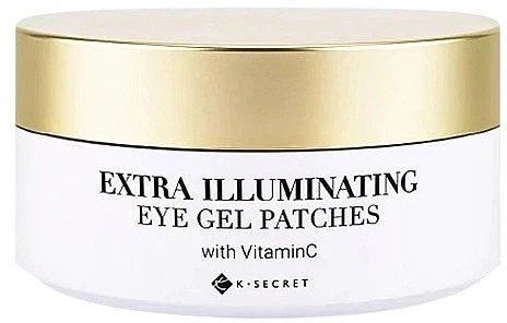Патчі для очей з вітаміном С освітлювальні K-SECRET Extra Illuminating Eye Gel Patches Vitamin C 60 шт 8809695240201 фото