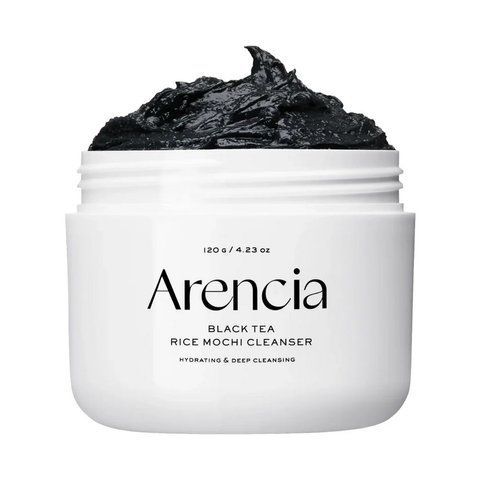 Паста для вмивання з чорним чаєм і рисом ARENCIA Black Tea Rice Mochi Cleanser 120 г 8809562191179 фото