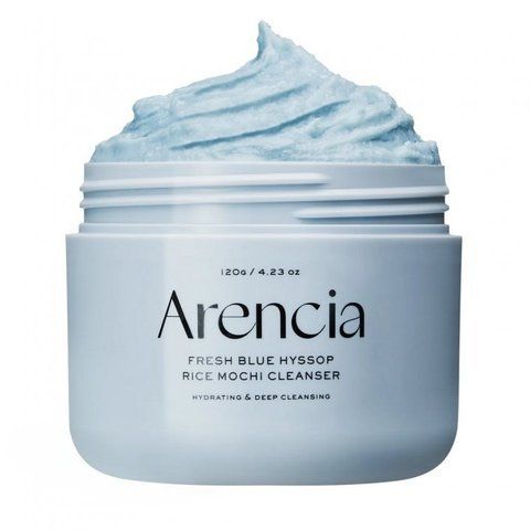 ARENCIA Паста для умыв. увл. с глиной и рисом Fresh Blue Hyssop Rice Mochi Cleanser 120г 8809562191070 фото