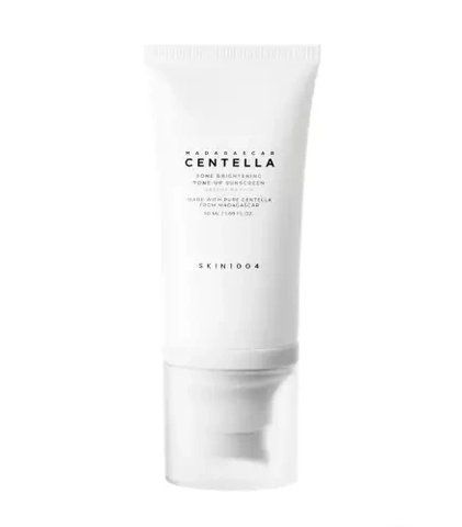 Крем сонцезахисний для вирівнювання тону шкіри SKIN1004 Tone Brightening Tone-Up Sunscreen 50ml 8809576261622 фото
