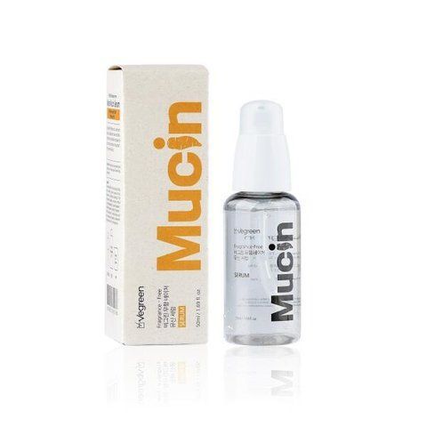 Сироватка з муцином без ароматизаторів Vegreen Fragrance Free Nature Mucin Serum 50 мл 8809931880086 фото
