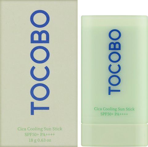 Стік сонцезахисний охолоджувальний з центелою азійською TOCOBO CICA COOLING SUN STICK MINI 1 шт 8809835063226 фото