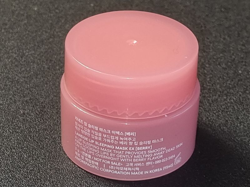 Маска нічна для губ з ягідою Laneige (Sample) Lip Sleeping Mask (Berry) 3g 8801042786929 фото