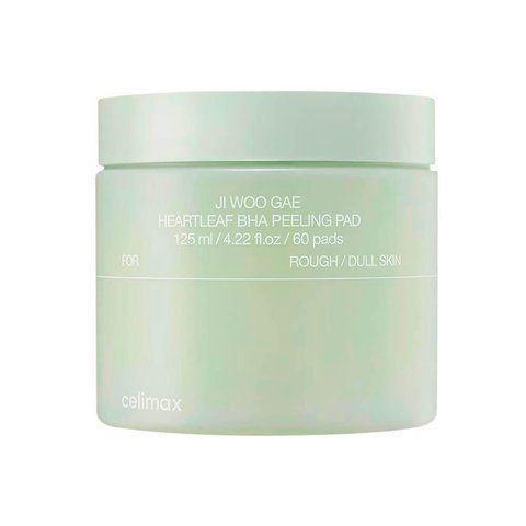 Пади для обличчя з саліциловою кислотою Celimax Ji Woo Gae Heartleaf BHA Peeling Pad 60 шт 8809463992615 фото