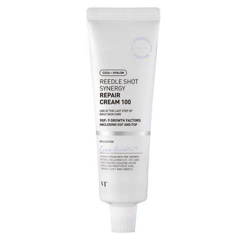 Крем регенеруючий для обличчя з азуленом VT Cosmetics REEDLE SHOT SYNERGY REPAIR CREAM 100 50ml 8803463004583 фото