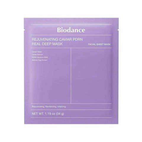 Маска гідрогелева омолоджувальна з ікрою та PDRN BIODANCE Rejuvenating Caviar PDRN Real Deep Mask 1 шт 8809891184606 фото
