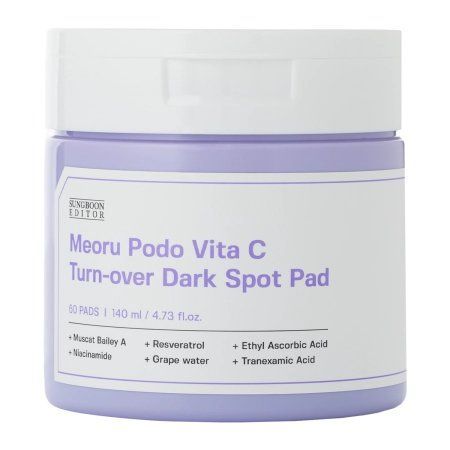 Пади освітлювальні з вітаміном C Sungboon Editor Meoru Podo VitaC Dark Spot Pad 60 шт 8809684564844 фото
