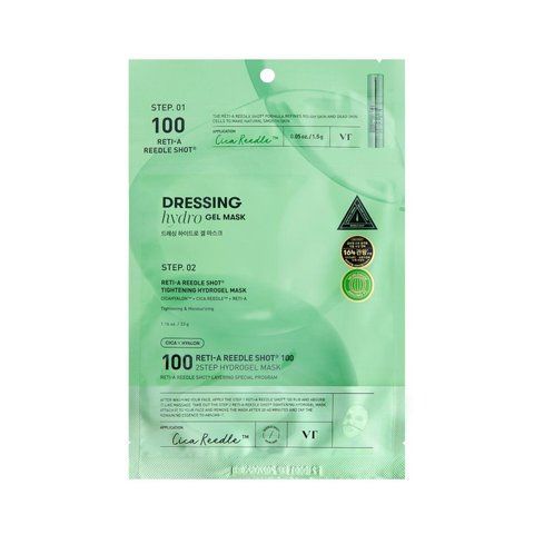 Маска гідрогелева двоетапна з ретинолом VT Cosmetics RETI-A REEDLE SHOT&reg; 100 2STEP HYDROGEL MASK 100 8803463007386 фото
