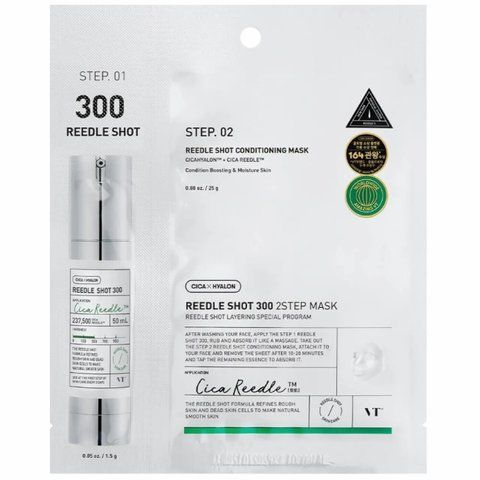 Маска двоетапна для обличчя VT Cosmetics REEDLE SHOT 300 2-STEP MASK 8803463006044 фото
