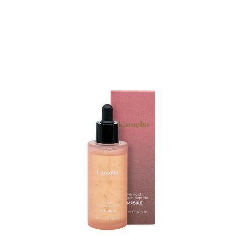 Сироватка антивікова з 24К золотом та колагеном Lamelin 24K GOLD COLLAGEN PEPTIDE AMPOULE 55ml 8809733213617 фото
