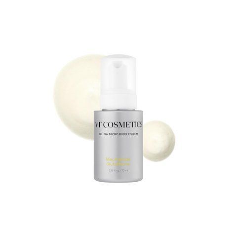 Сироватка мікробульбашкова з ніацинамідом та глутатіоном VT Cosmetics Niacinamide Glutathione Yellow Micro Bubble Serum 70 мл 8803463013295 фото
