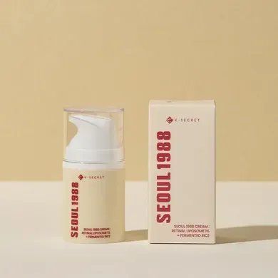 Крем антивіковий з ліпосомальним ретиналем 1% та ферментованим рисом K-SECRET SEOUL 1988 Cream: Retinal Liposome 1% + Fermented 8809695240584 фото