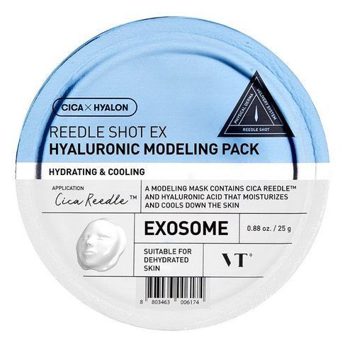 Маска моделююча для обличчя з гіалуроновою кислотою VT Cosmetics REEDLE SHOT EX HYARURONIC MODELING PACK 25g 8803463006174 фото