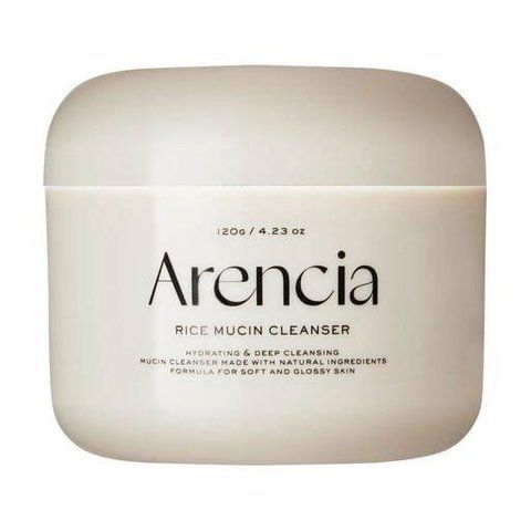 Паста для вмивання освітлююча з ніацинамідом і екстрактом рису ARENCIA RICE MUCIN CLEANSER 120 г 8809562191674 фото