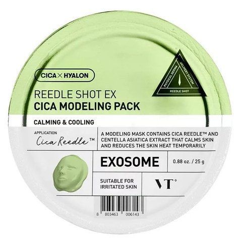 Маска модель для лица с центеллой VT Cosmetics REEDLE SHOT EX CICA MODELING PACK 25g 8803463006143 фото