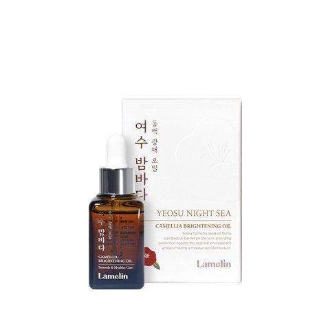 Олія для обличчя Lamelin YEOSU NIGHT SEA CAMELLIA BRIGHTENING OIL 25ml 8809733218278 фото