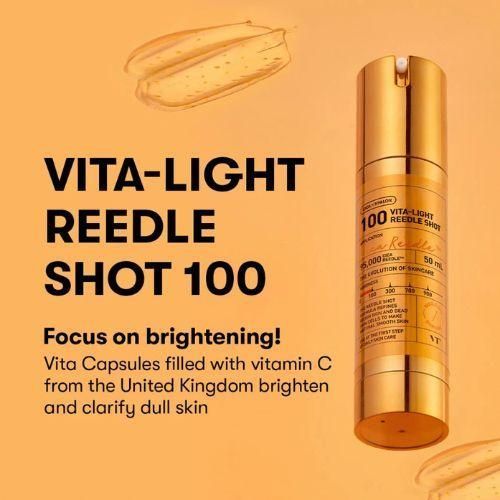 Стік з освітлюючим бустером зі спікулами VT Cosmetics VITA-LIGHT REEDLE SHOT (Sample) 2ml*10ea 8803463007256 фото