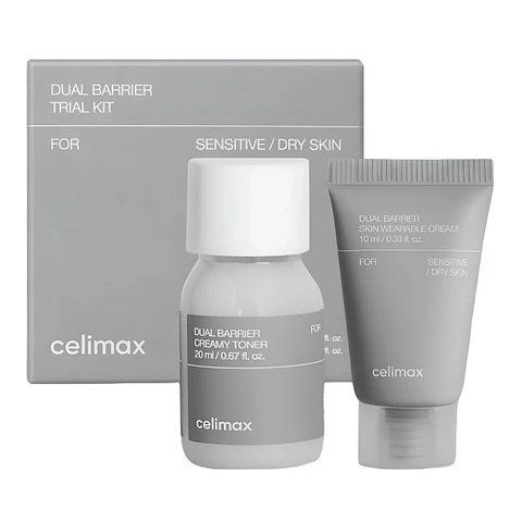 Набір мініатюр для сухої та чутливої шкіри Celimax Dual Barrier Trial Kit 20 мл + 10 мл 8809606852332 фото