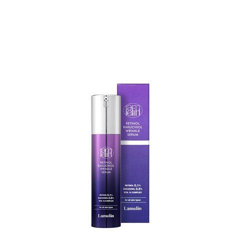 Сироватка з ретинолом та бакачиолом LAMELIN RETINOL BAKUCHIOL WRINKLE SERUM 50ml 8809733217141 фото