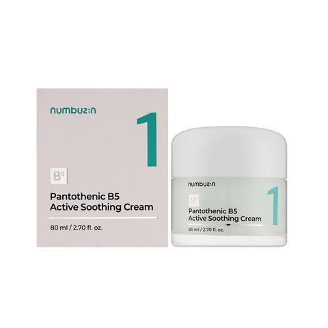 Крем з пантенолом Numbuzin No.1 Pantothenic B5 Active Soothing Cream 80 мл 8809652583228 фото